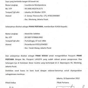 Contoh Surat Kuasa Archives Infokekinian Com