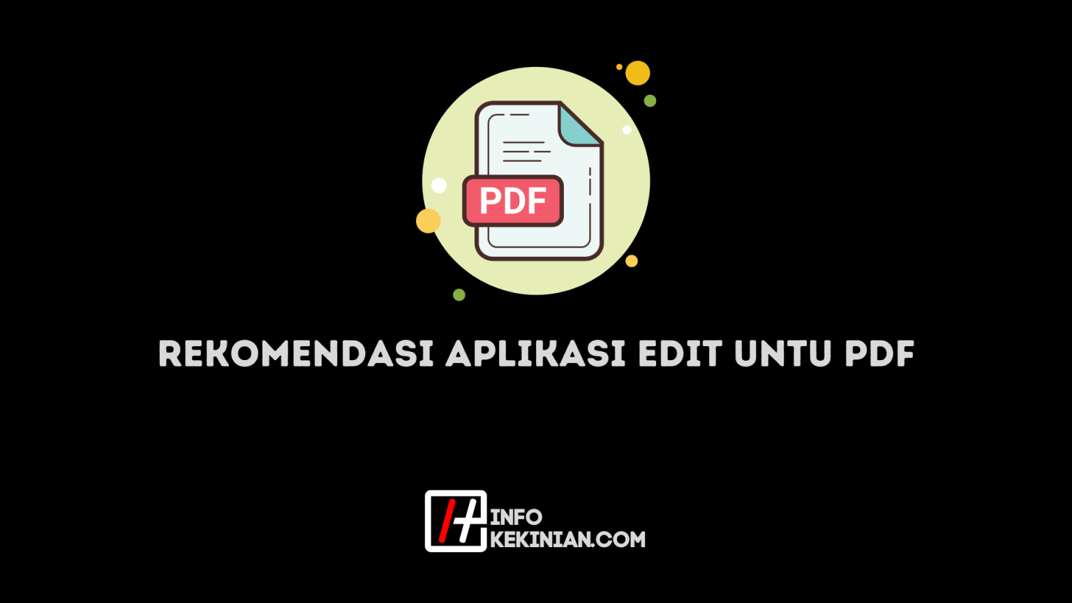 Aplikasi Untuk Edit PDF