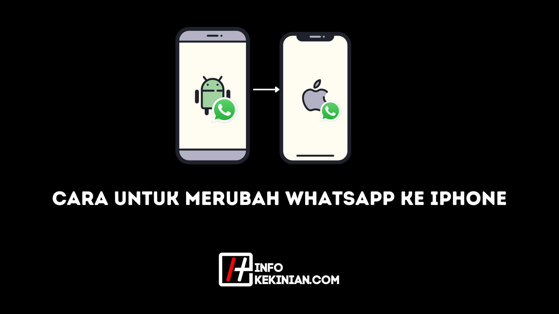cara untuk merubah whatsapp ke iphone