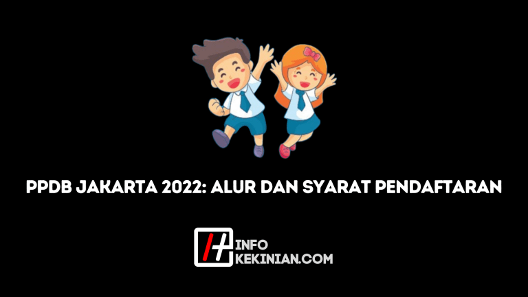 PPDB Jakarta 2022: Alur dan Syarat Pendaftaran - InfoKekinian.Com