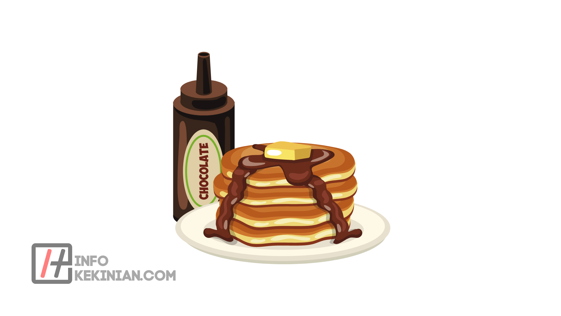 Pancake Cokelat Leleh