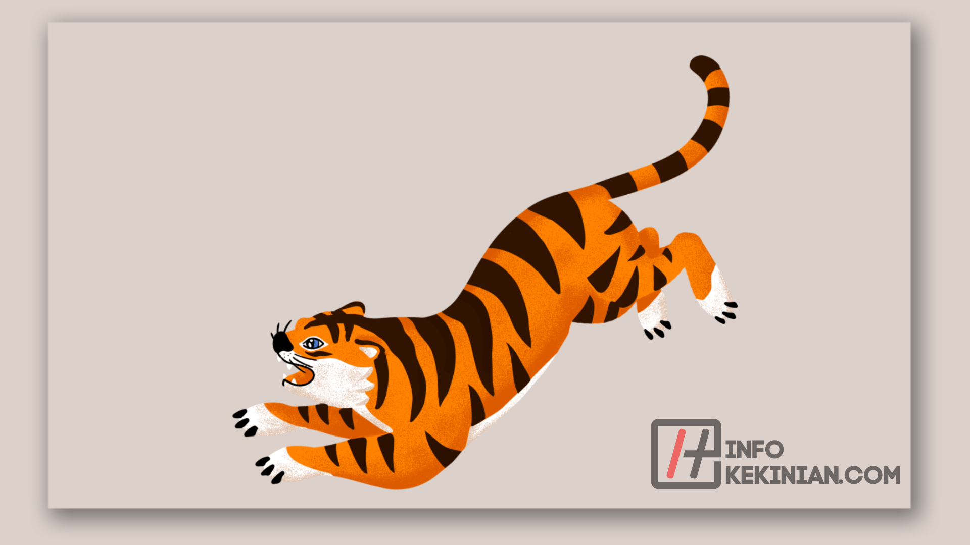 Harimau Sumatrea Pandai Melompat