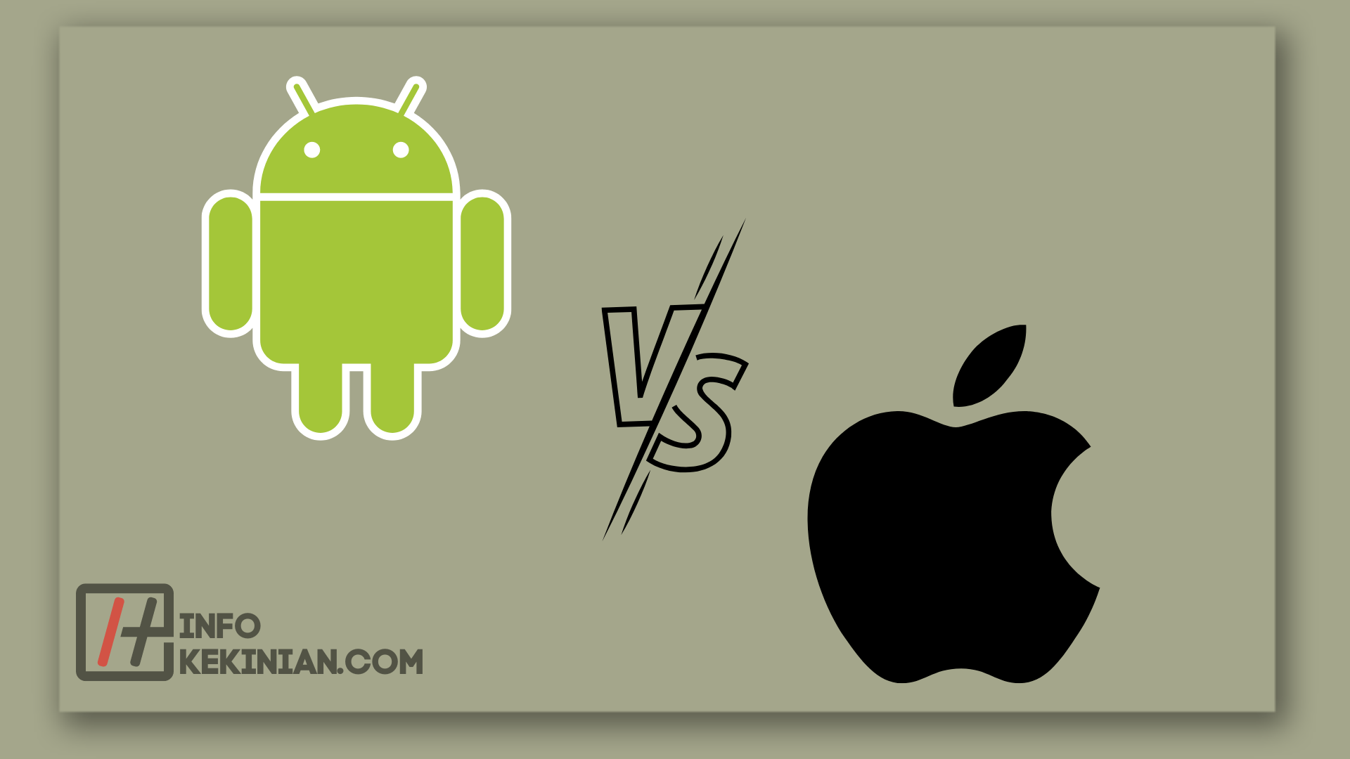 Perbedaan Tampilan Android dan iPhone