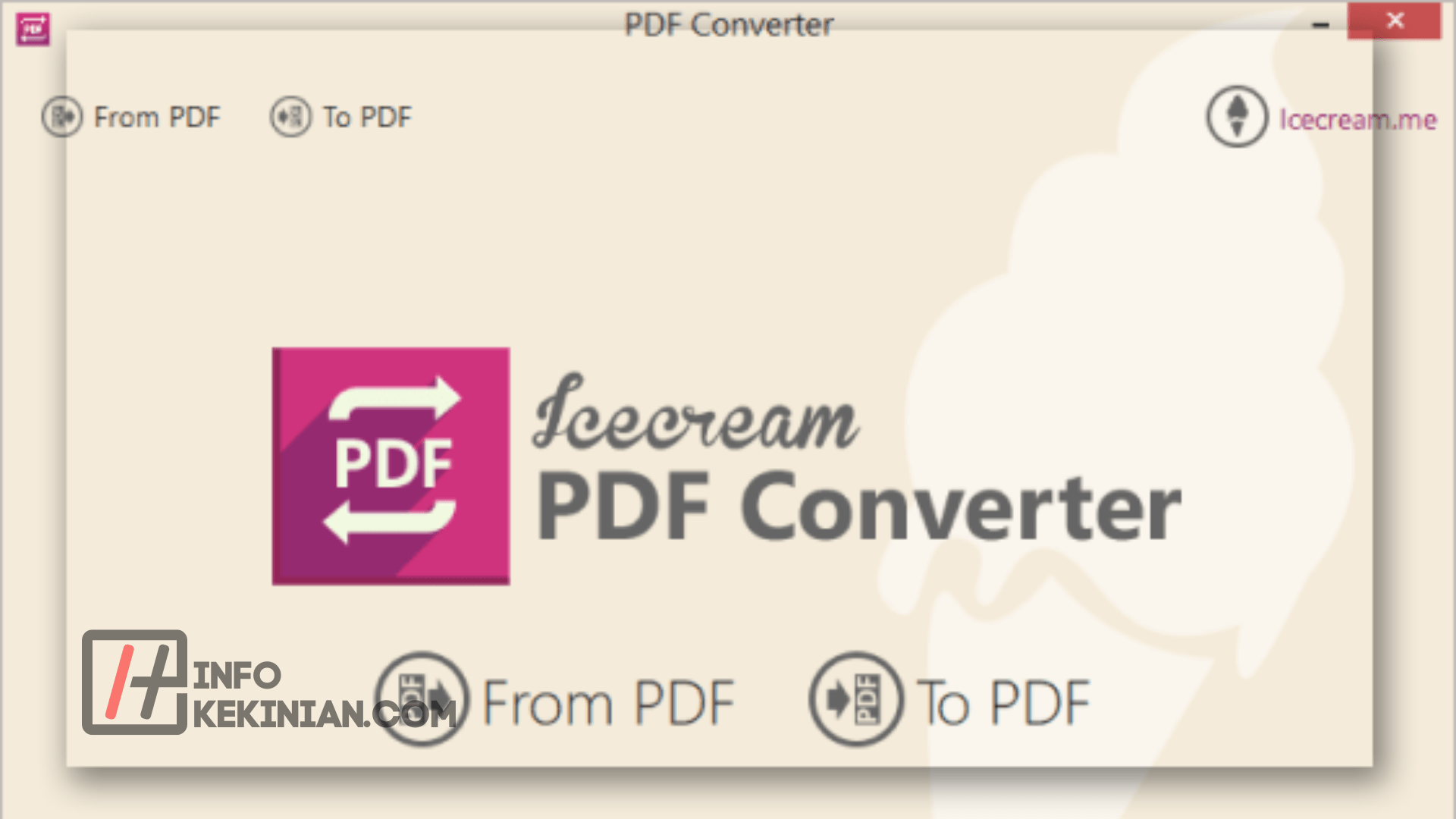 Icecream PDF Converter