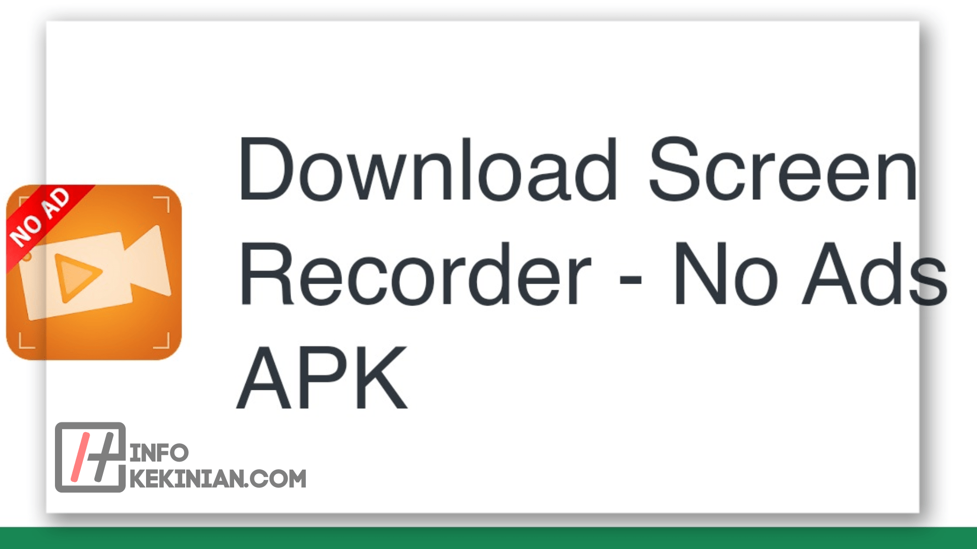 Screen Recorder No Ads