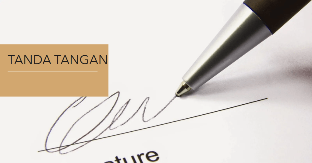 3 Contoh Surat Lamaran Kerja yang Baik, Efektif dan Profesional 2 Tanda Tangan