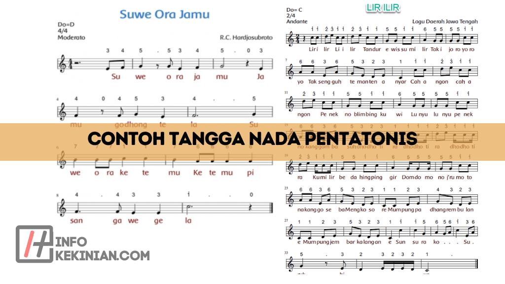 Contoh Tangga Nada Pentatonis