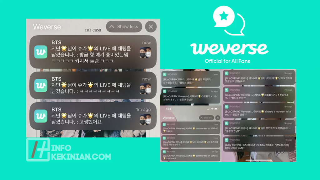 Fitur-Fitur Aplikasi Weverse