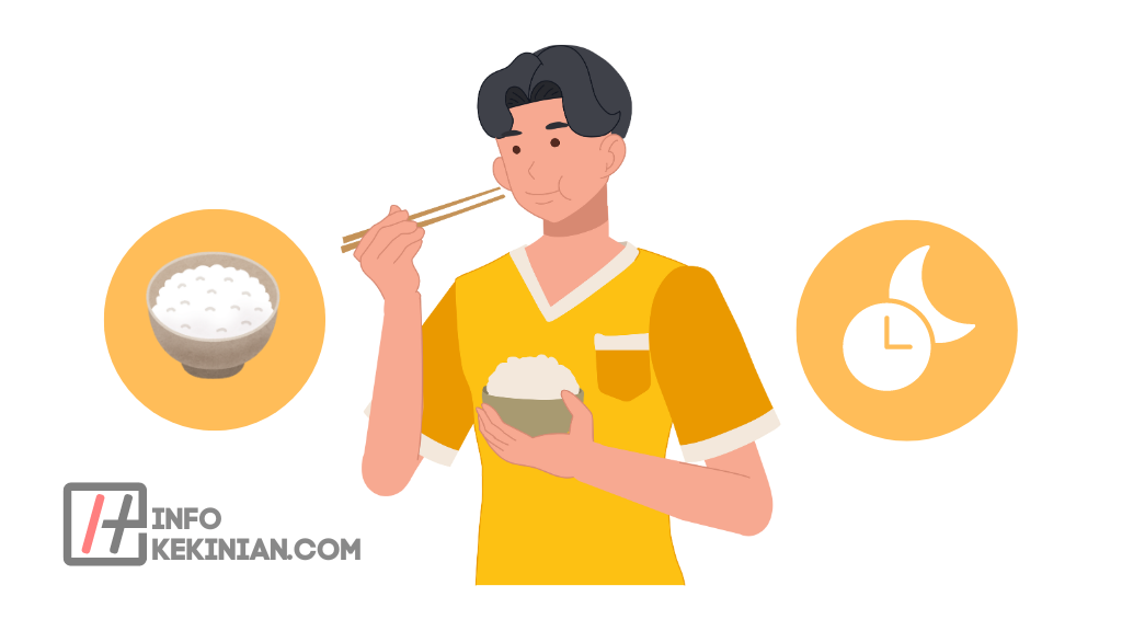 8 Manfaat Tidak Makan Nasi Setelah Jam 6 Malam, Wajib Diketahui! 1 Manfaat Tidak Makan Nasi Setelah Pukul 6 Malam