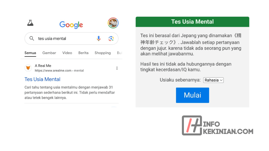 Cara Memainkan Tes Usia Mental